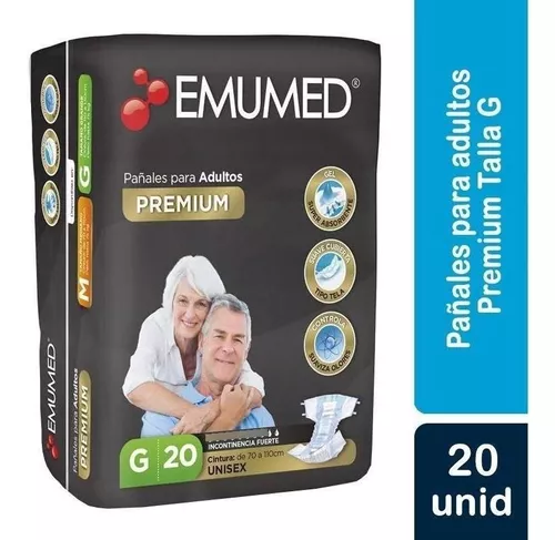 Pañal Adul/EMUMED x20UND